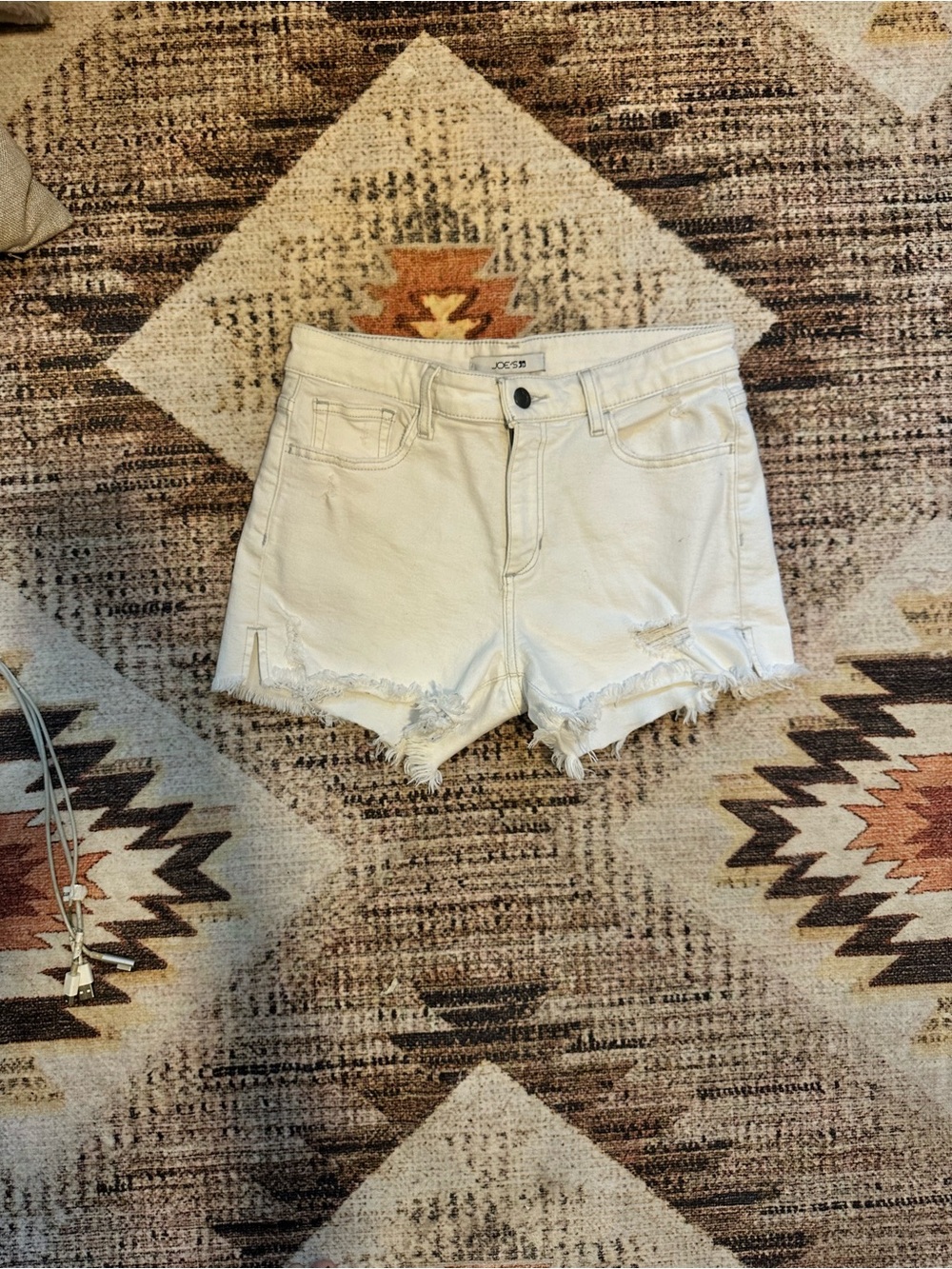 Joes Jeans Denim Cutoff Shorts - Distressed High-Rise Women’s Shorts